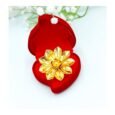 Flowers Design Ring - Gold Sparkle