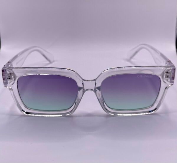 Off-White Transparent Sunglasses - Image 2