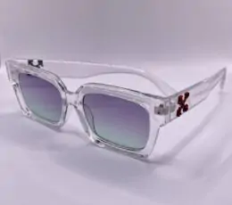 Off-White Transparent Sunglasses
