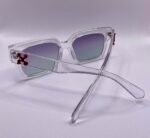 Off-White Transparent Sunglasses - Image 3