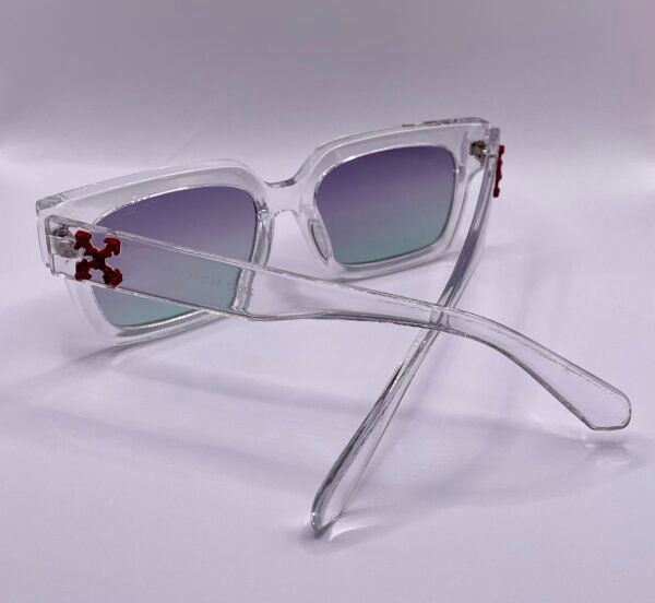 Off-White Transparent Sunglasses - Image 3