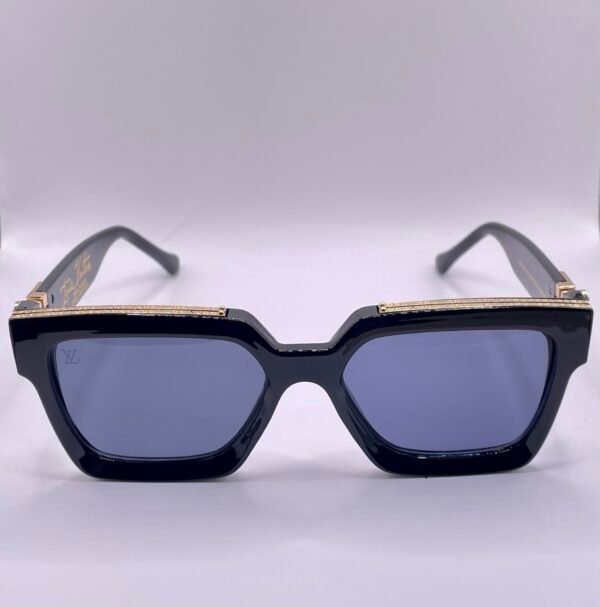 Louis Vuitton Black Gold Sunglasses - Image 2