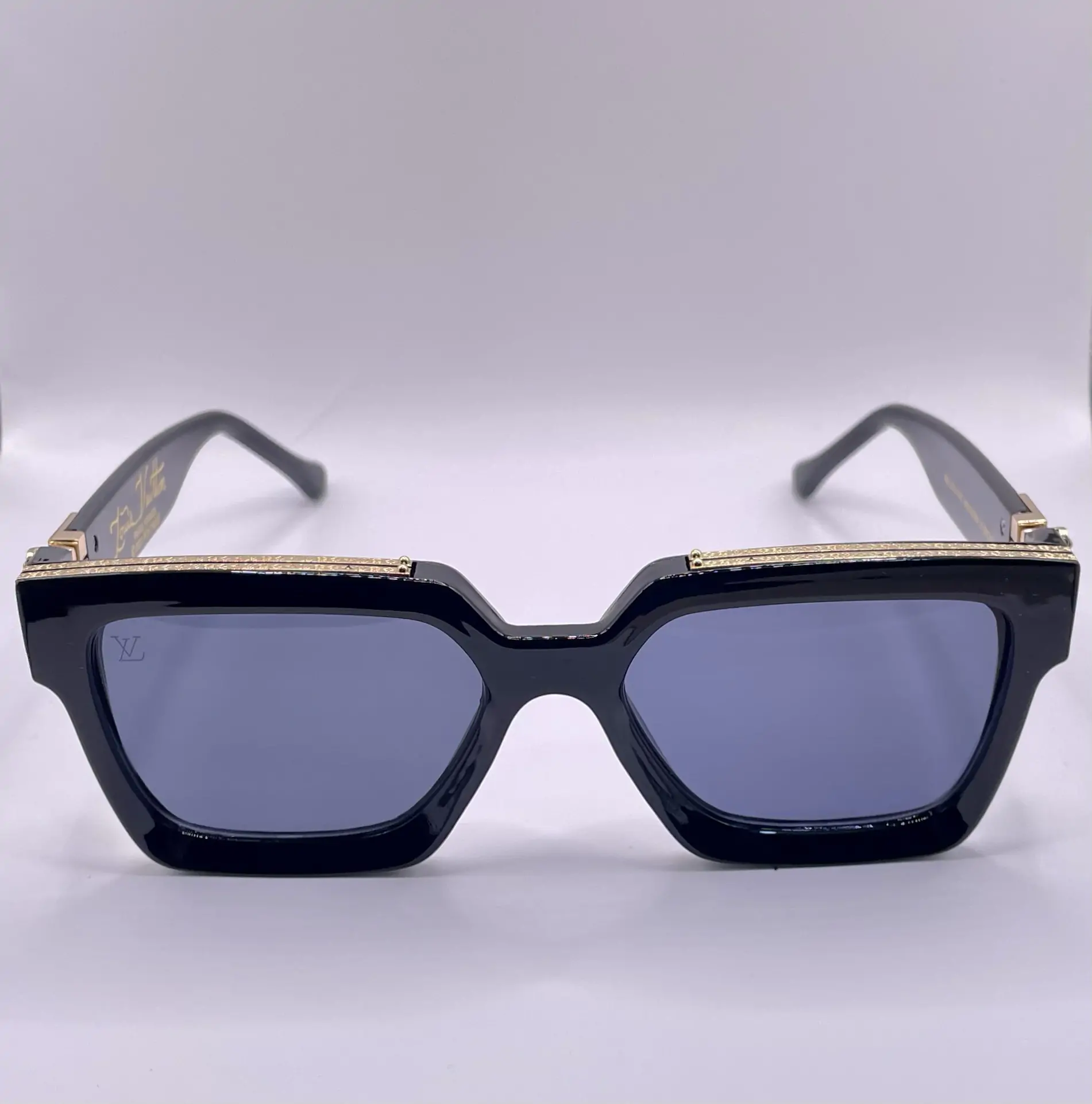 Louis Vuitton Black Gold Sunglasses - Image 2