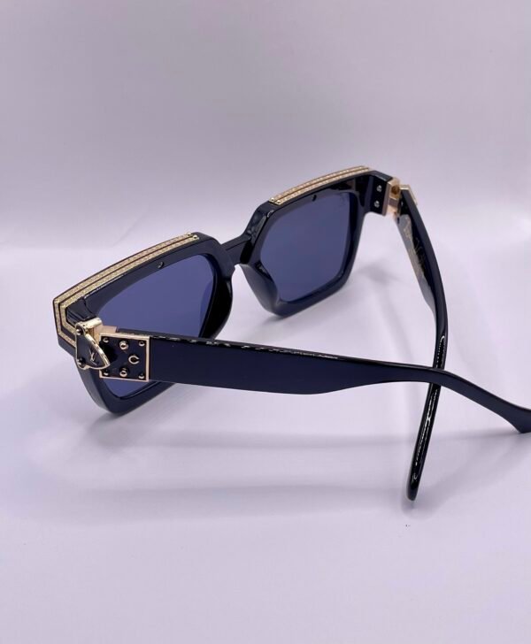 Louis Vuitton Black Gold Sunglasses - Image 3