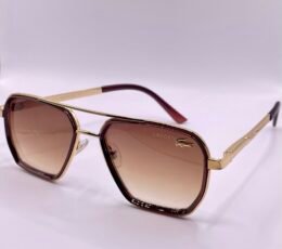 Lacoste Brownie Gold Sunglasses