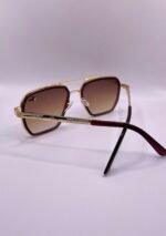 Lacoste Brownie Gold Sunglasses - Image 3