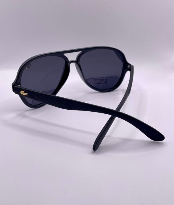 Lacoste Polarized Full Black Sunglasses - Image 3