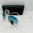 Ray-Ban Light Blue Gold Sunglasses