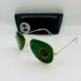 Ray-Ban Green Gold Sunglasses