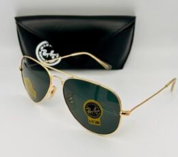Ray-Ban Green Gold Sunglasses