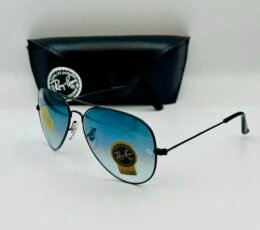 Ray-Ban Black Sky-Blue Sunglasses