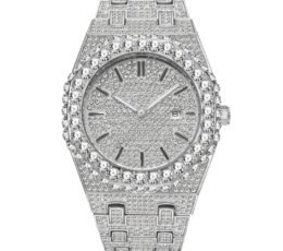 Luxury Iced Out Diamond Watch