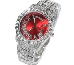 Bling King-Ice Men's Women's Diamond Watch