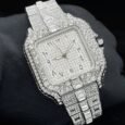 Luxury Arabic Piazza Iced Out Diamond Watch