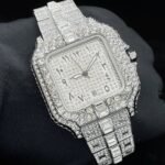 Luxury Arabic Piazza Iced Out Diamond Watch - Image 6