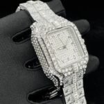 Luxury Arabic Piazza Iced Out Diamond Watch - Image 5