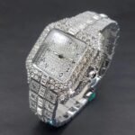Luxury Arabic Piazza Iced Out Diamond Watch - Image 3