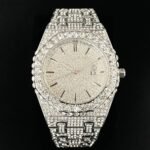 Luxury Iced Out Diamond Watch - Image 4