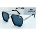 Lacoste Silver Black Sunglasses