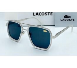 Lacoste Full Silver Sunglasses