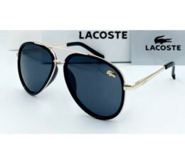 Lacoste Black Gold Sunglasses