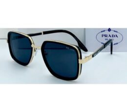 Prada Black Gold Sunglasses