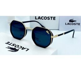Lacoste Gold Black Sunglasses