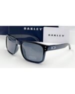 Oakley Holbrook Square Black Frame Grey Polarized Sunglasses