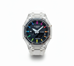 G-Shock 2100 White Rainbow