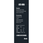 Bts-1995 Wireless Bluetooth Speaker With 2 Microphones - Image 2