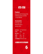 Kts-1758 Wireless Bluetooth Speaker - Image 2