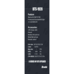 BTS-1928 Wireless Bluetooth Speaker With 2 Microphones - Image 2
