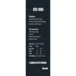 BTS-1993 Wireless Bluetooth Speaker With 2 Microphone - Image 2