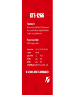 Kts-1266 Wireless Bluetooth Speaker - Image 2