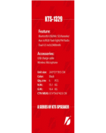 KTS-1329 Wireless Bluetooth Speaker - Image 5
