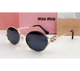 Miu Miu Black Gold Sunglasses