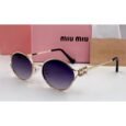 Miu Miu Purple Gold Sunglasses