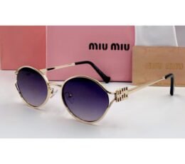Miu Miu Purple Gold Sunglasses