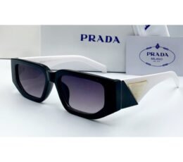 Prada Black-White Sunglasses