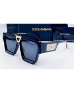 Dolce & Gabbana Square Black Frame Dark Tint Lens Sunglasses