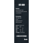 BTS-1809 Wireless Bluetooth Speaker With 2 Microphones - Image 2