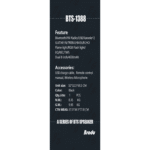 BTS-1388 Wireless Bluetooth Speaker - Image 3