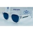 Prada White Transparent Sunglasses