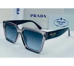 Prada Gray Black Sunglasses