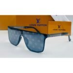 Louis Vuitton Shield Black Frame Monogram Lens Sunglasses
