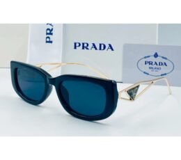 Prada Black Gold Sunglasses