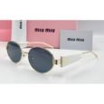 Miu Miu White Sunglasses