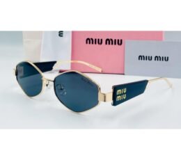 Miu Miu Black Gold Sunglasses