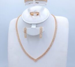 Golden Jewelry Set