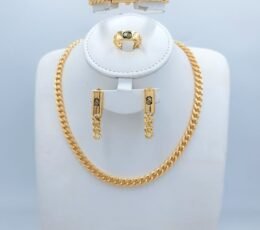 Golden Jewelry Set